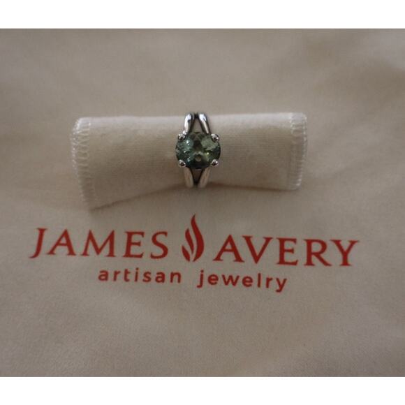 NWOT prasiolite sterling silver James Avery oval gemstone ring ￼ size 7